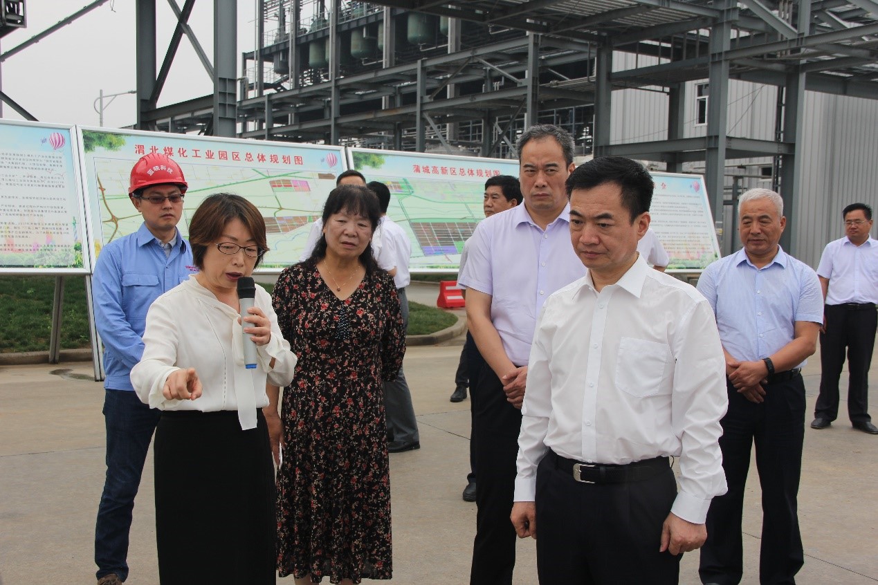 渭南市长李毅视察蒲城尊龙凯时人生就是搏科技新质料有限公司